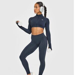 EnhanceLift™ Seamless Leggings with White Logo